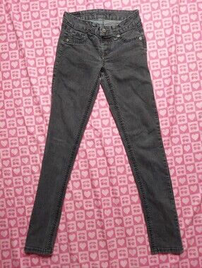 Gray Fragile Skinny Jeans